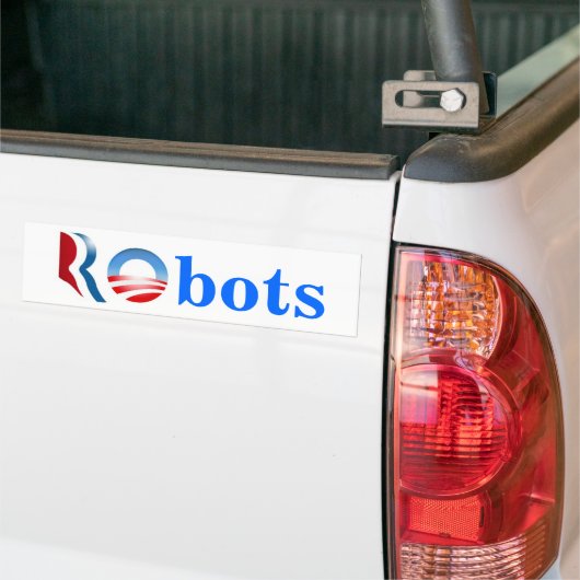 Romney Obama Roboter Autoaufkleber (Auf Lkw)
