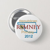 Romney OKLAHOMA Knopf Button (Vorne & Hinten)