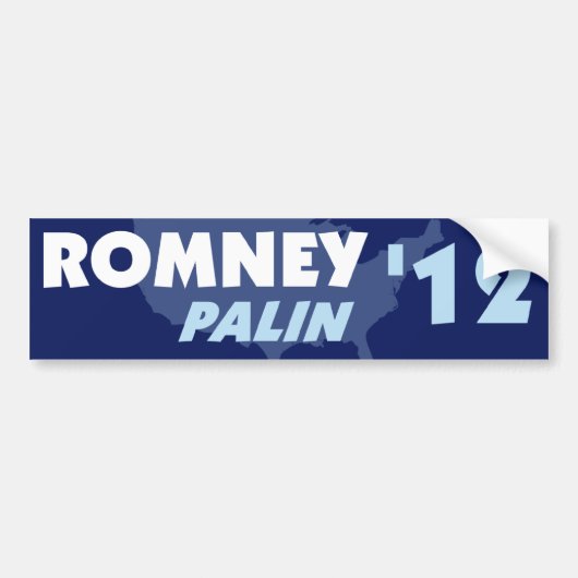 Romney Palin Autoaufkleber 2012 (Vorne)