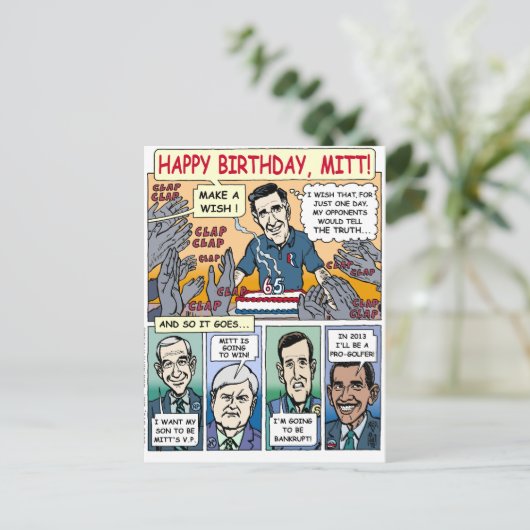 ROMNEY POSTKARTE (Stehend Vorderseite)