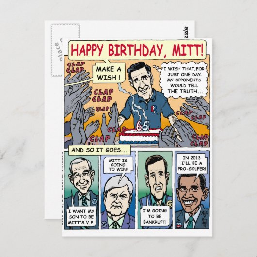 ROMNEY POSTKARTE (Vorne/Hinten)