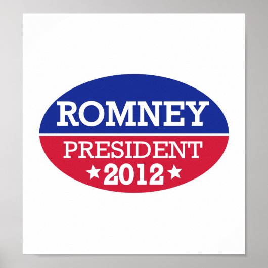 Romney Präsident 2012 Poster (Vorne)