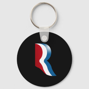 ROMNEY R LOGO SCHLÜSSELANHÄNGER