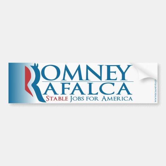 Romney Rafalca Autoaufkleber 2012 (Vorne)