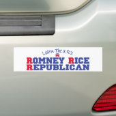 Romney Reis-Republikaner 2012 Autoaufkleber (Auf Auto)