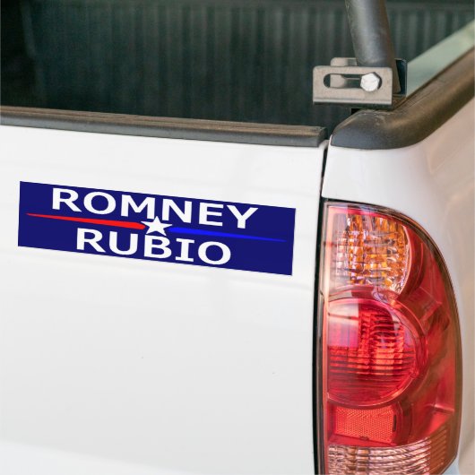ROMNEY RUBIO Autoaufkleber (Auf Lkw)
