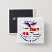 Romney Rubio Button (Vorne & Hinten)