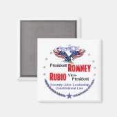 Romney Rubio Magnet (Vorderseite/Rückseite)