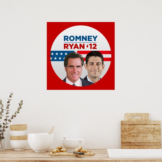 Romney / Ryan '12 Poster (Küche)