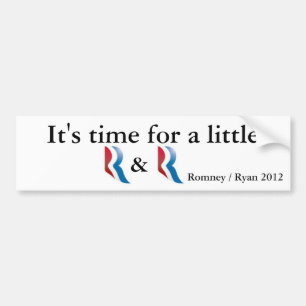 Romney Ryan 2012 Autoaufkleber