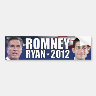 Romney - Ryan - 2012 Autoaufkleber