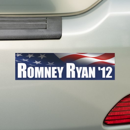 Romney - Ryan - 2012 Autoaufkleber (Auf Auto)