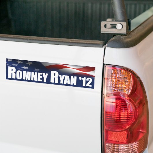 Romney - Ryan - 2012 Autoaufkleber (Auf Lkw)