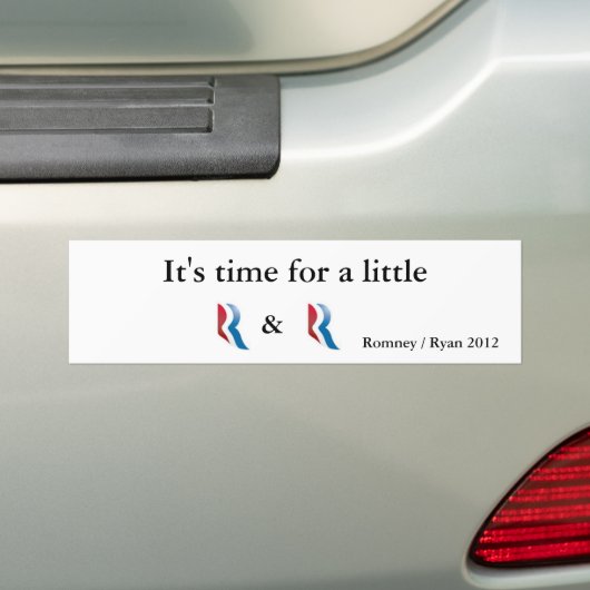 Romney Ryan 2012 Autoaufkleber (Auf Auto)