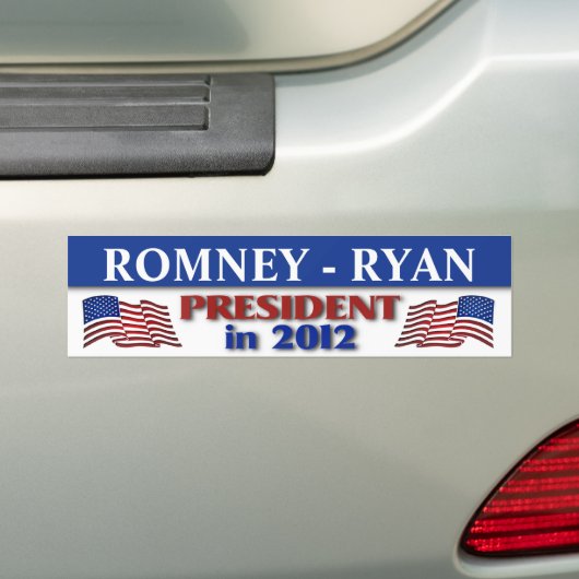 Romney Ryan 2012 Autoaufkleber (Auf Auto)