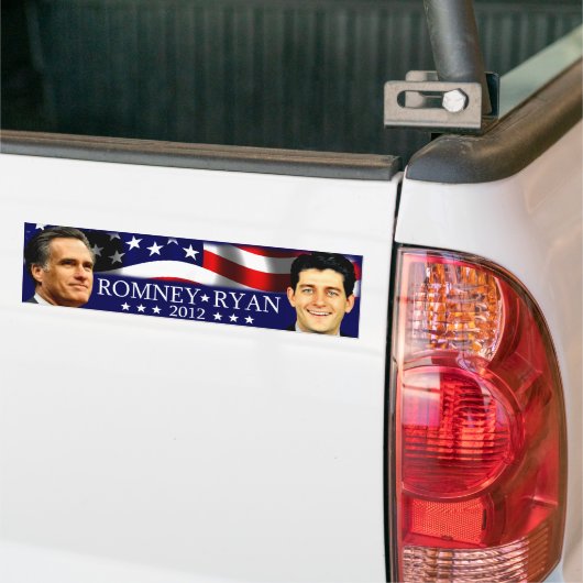 Romney/Ryan 2012 Autoaufkleber (Auf Lkw)