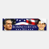Romney/Ryan 2012 Autoaufkleber (Vorne)