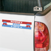Romney Ryan 2012 Autoaufkleber (Auf Lkw)