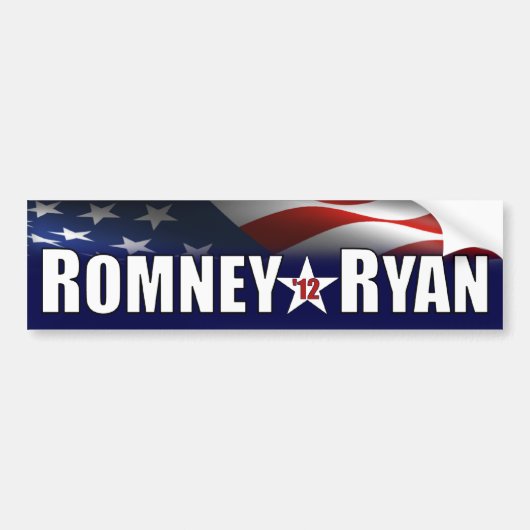 Romney - Ryan - 2012 Autoaufkleber (Vorne)