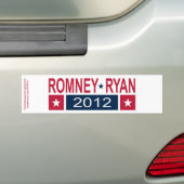 Romney Ryan 2012 Autoaufkleber (Auf Auto)
