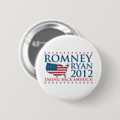 Romney Ryan 2012 Button (Vorne & Hinten)