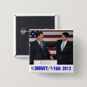 Romney/Ryan 2012 Button (Vorne & Hinten)