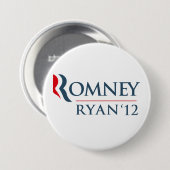 Romney Ryan 2012 Button (Vorne & Hinten)