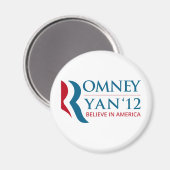 Romney/Ryan 2012 für US-Präsident und VP Magnet (Vorderseite/Rückseite)