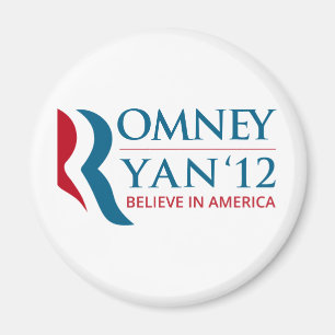 Romney/Ryan 2012 für US Präsidenten und VP Magnet
