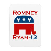 ROMNEY RYAN 2012 GOP MAGNET (Vertikal)