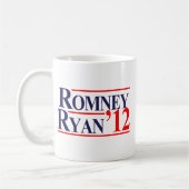 Romney Ryan 2012 Kaffeetasse (Links)