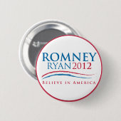 Romney-Ryan 2012 Knopf Button (Vorne & Hinten)