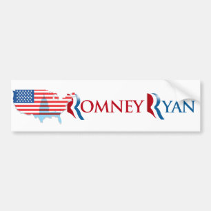 ROMNEY RYAN 2012 - .PNG AUTOAUFKLEBER