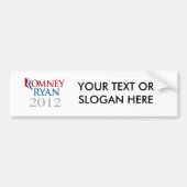 ROMNEY RYAN 2012.png Autoaufkleber (Vorne)