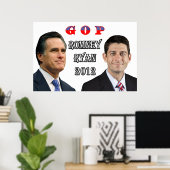 Romney-Ryan 2012 Poster (Heimbüro)