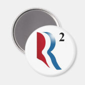 Romney & Ryan 2012 - "R squared" Magnet (Vorderseite/Rückseite)