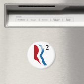 Romney & Ryan 2012 - "R squared" Magnet (In Situ (Geschirrspüler))