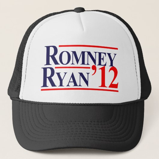 Romney Ryan 2012 Truckerkappe (Vorderseite)