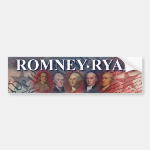Romney - Ryan - Ahnen Autoaufkleber