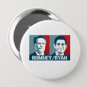 ROMNEY RYAN ART BUTTON (Vorne & Hinten)