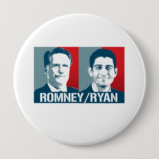 ROMNEY RYAN ART BUTTON (Vorderseite)