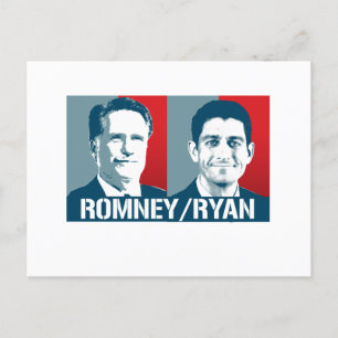 ROMNEY RYAN ART POSTKARTE