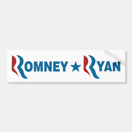 Romney - Ryan Autoaufkleber (Vorne)