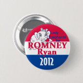 Romney Ryan Button (Vorne & Hinten)