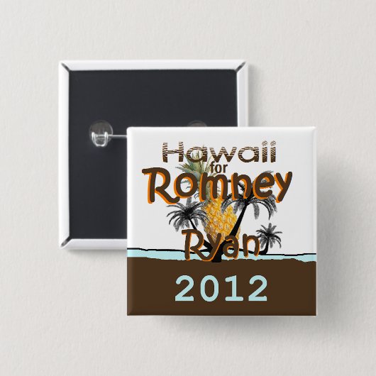 Romney Ryan Button (Vorne & Hinten)