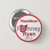 Romney Ryan Button (Vorne & Hinten)