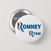 Romney - Ryan Button (Vorne & Hinten)