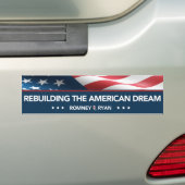 Romney Ryan, das den amerikanischer Autoaufkleber (Auf Auto)