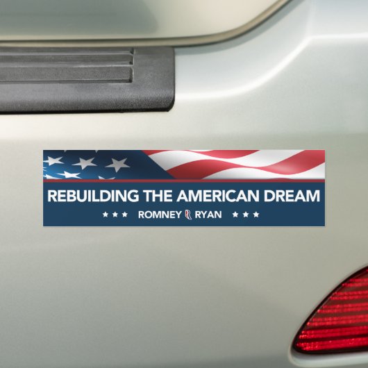 Romney Ryan, das den amerikanischer Autoaufkleber (Auf Auto)