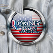 Romney Ryan für Veteranen-Knöpfe 2 Button (Beispiel)